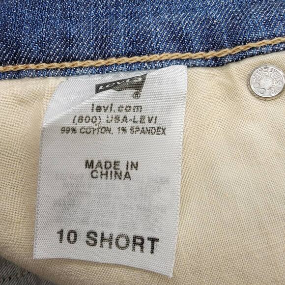 LEVI'S 512 Perfectly Slimming Y2K Bootcut Jeans - Size 10 Short - Picture 6 of 7